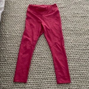 OUTDOOR VOICES “OV” Warmup 7/8 Legging in Hot Pink - Size Small
